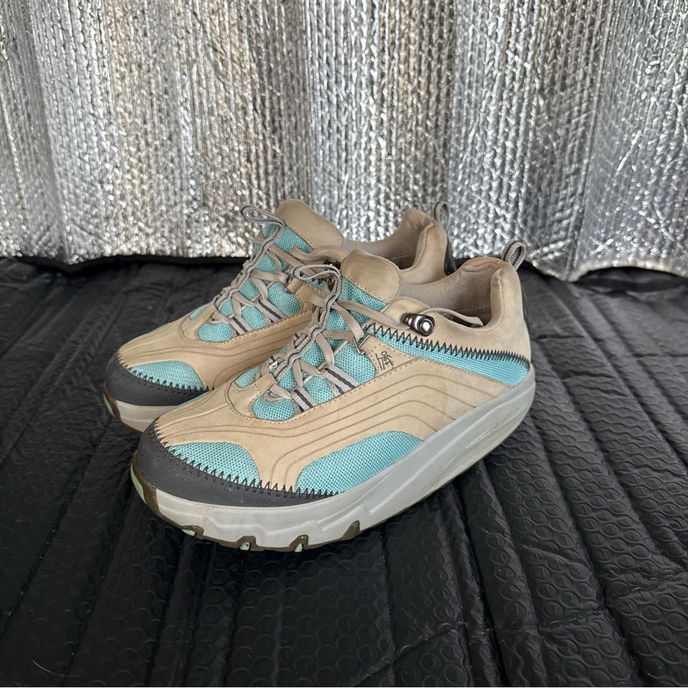 Women's MBT CHAPA Azul Blue Physiological Shoes Sneakers EUR 37.2/3 US 7.5